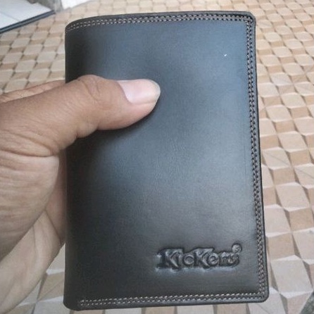 DOMPET KULIT ASLI PRIA  3/4 EMBOS KICKERS (FULL KULIT LUAR DAN DALAM )