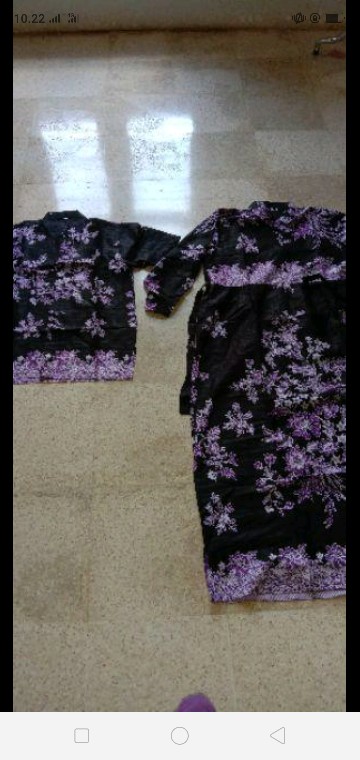 [batikcople.id]batik Couple Keluarga Sania Ruffle Ori Ndoro Jowi Dnt Motif Termurah Di Shopee