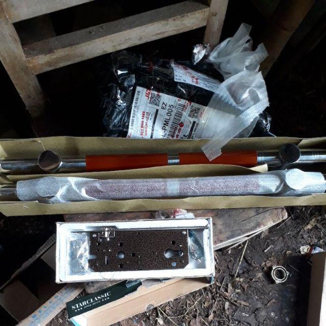 Gagang Pintu Rumah 60 Cm Dan 1 Set Body Kunci Tarikan Pintu Stainless Handle Minimalis