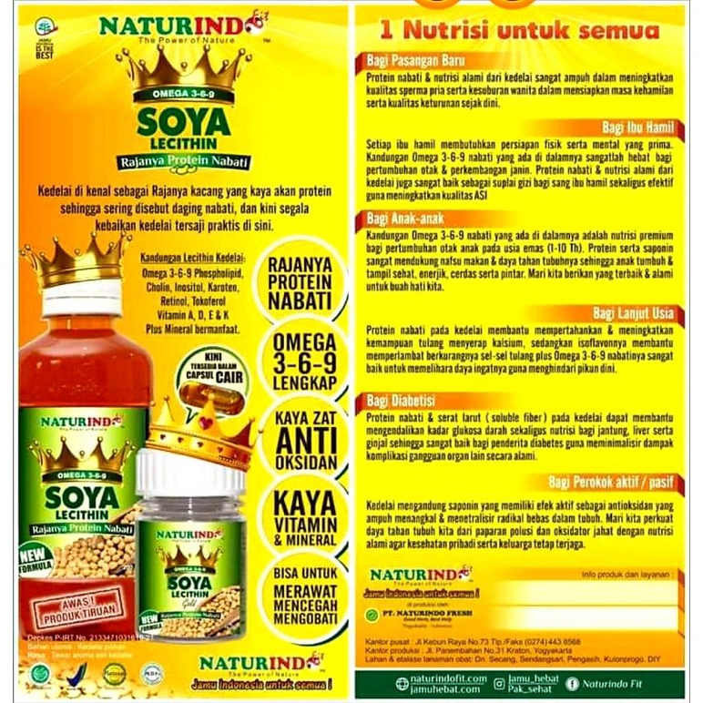 Multifungsi Mengobati Mencegah Merawat Kesehatan Keluarga Nutrisi Lengkap Keluarga Omega 369 Soya Lecithin