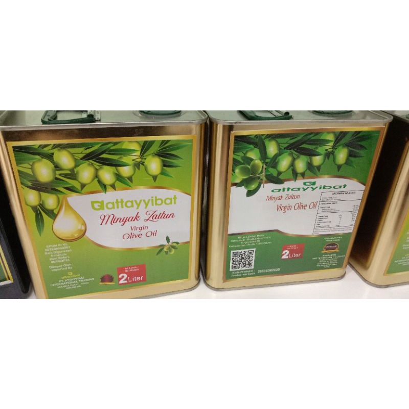 

Minyak Zaitun Extra Virgin Olive Oil Attayyibah 2L