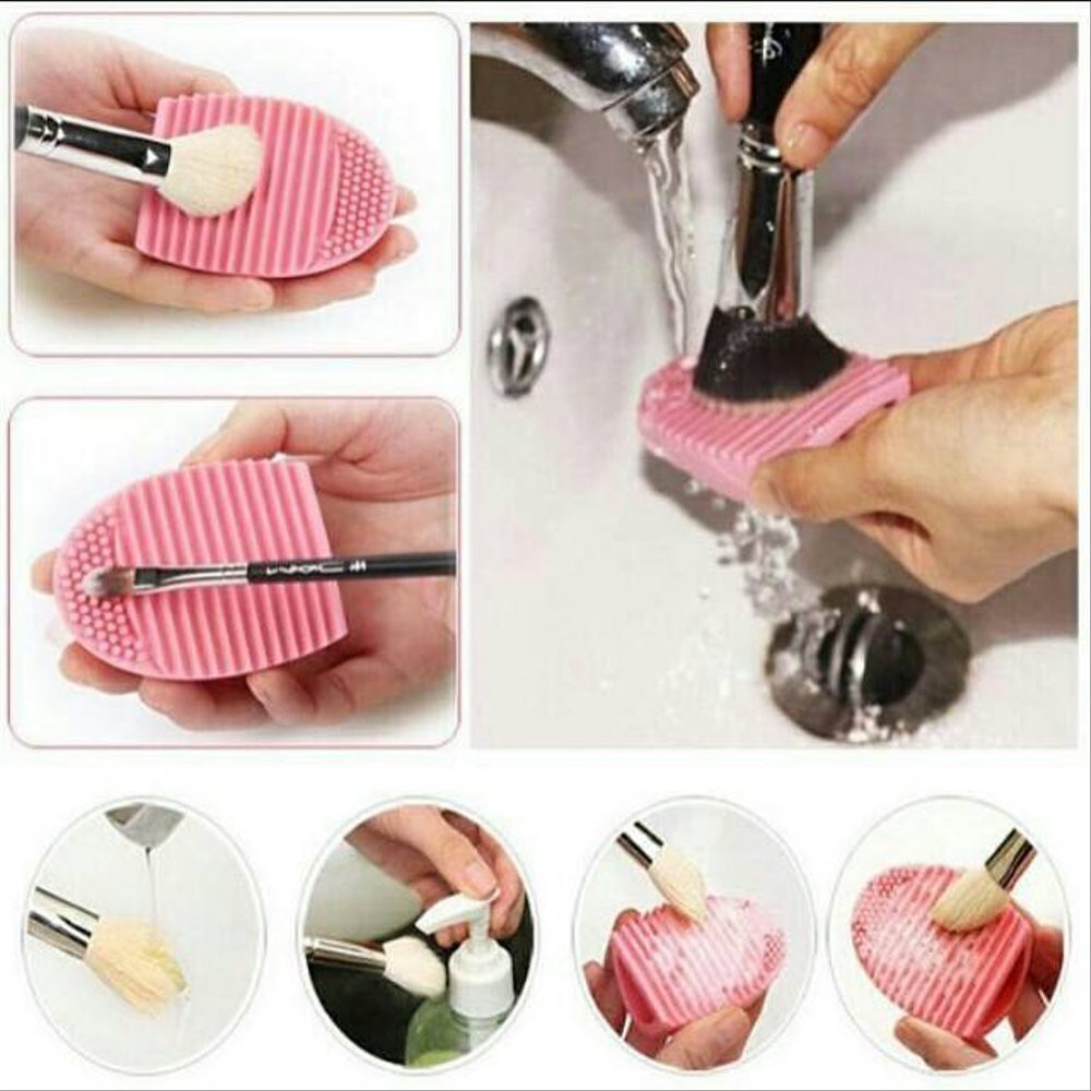 [PROMO SPESIAL] Makeup Brush Egg Pad / Pembersih Kuas Makeup / Brush Cleaner 50gr HIGH QUALITY IMPOR