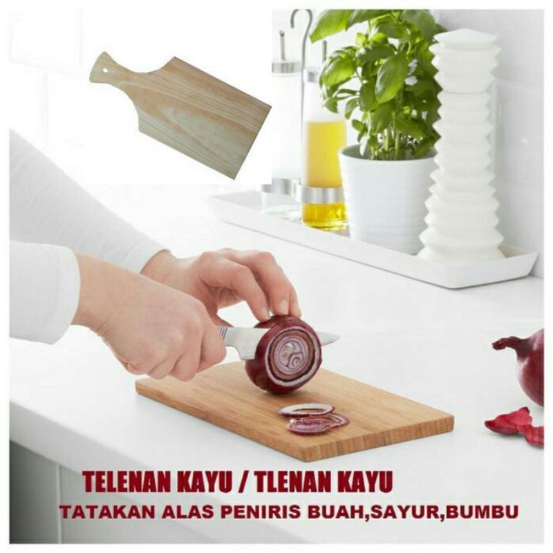 Talenan kayu / talenan dapur / talenan masak / alas iris masakan /food courting