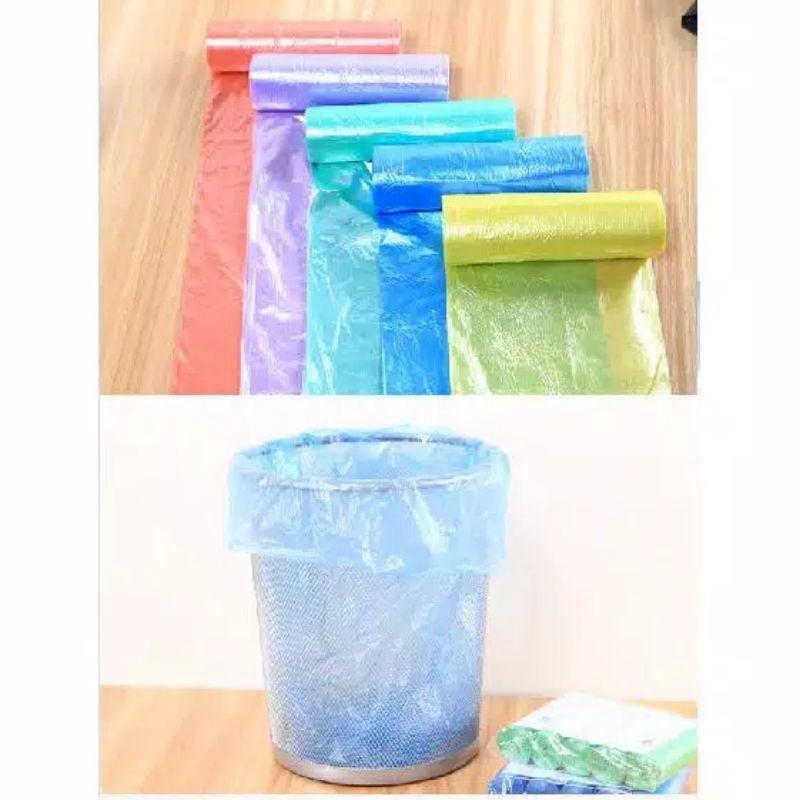 Kantong Plastik Sampah Gulung 45x50cm 1 Roll Isi Banyak