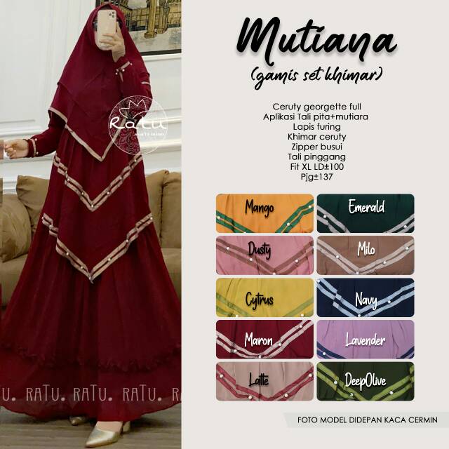 MUTIARA GAMIS SYARI MURAH SOLO