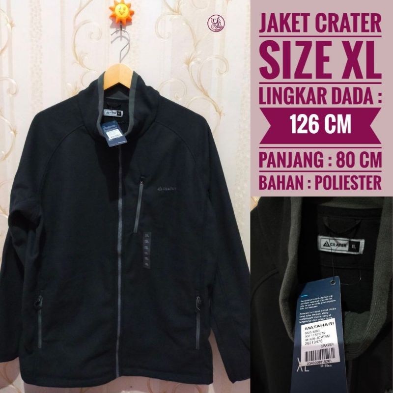 Jaket Crater Dewasa Branded Matahari