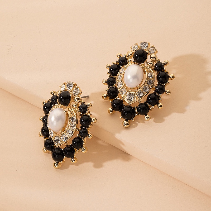 Anting Mutiara Permata Gaya Vintage Untuk Wanita