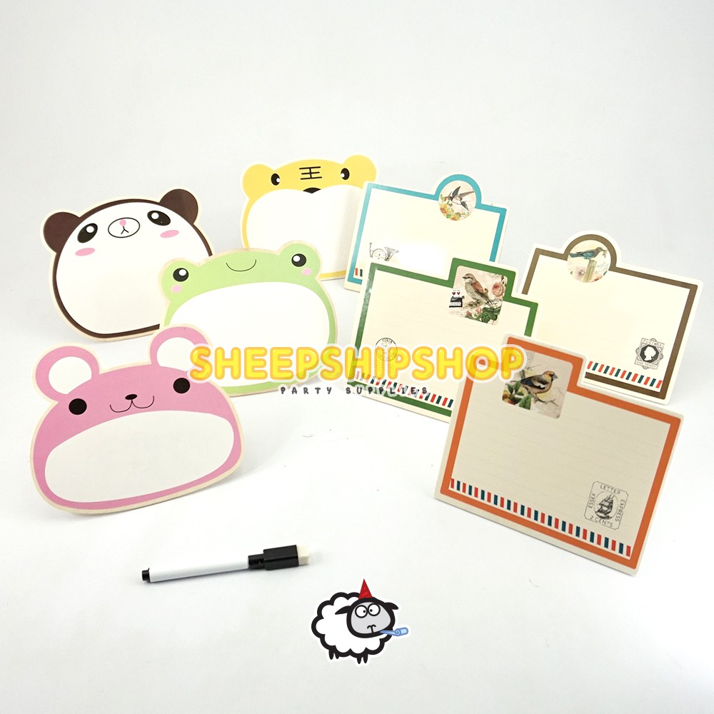 

Papan Tulis Spidol Mini dengan Kaki Menempel di Belakang