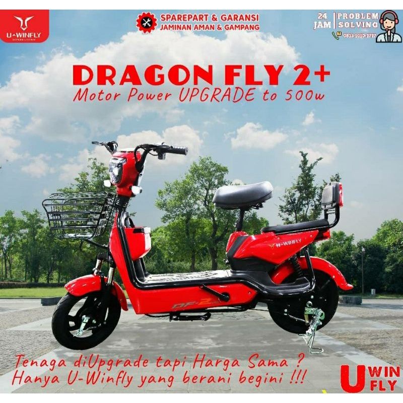 Sepeda Listrik Dragon Fly 2 Electric bike Uwinfly