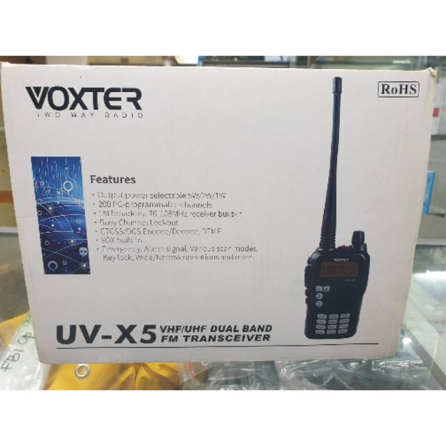 JUAL HT VOKTER UV-X5 DUAL BAND ORIGINAL