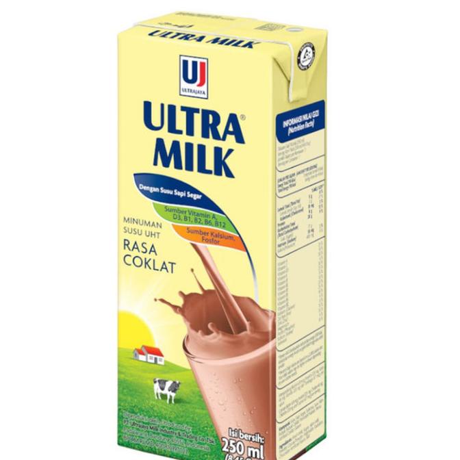 

susu ultra 250ml isi 24