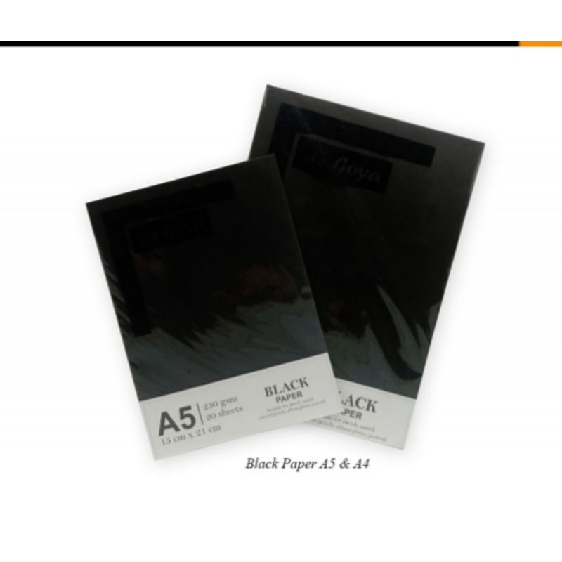 

DE GOYA DEGOYA BLACK DRAWING PAPER KERTAS GAMBAR LUKIS HITAM