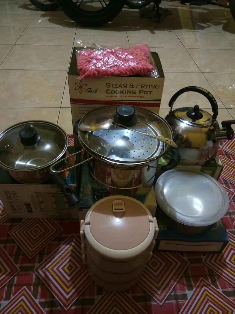 Milkpot Panci Susu 18cm Stainless Steel Panci Sop