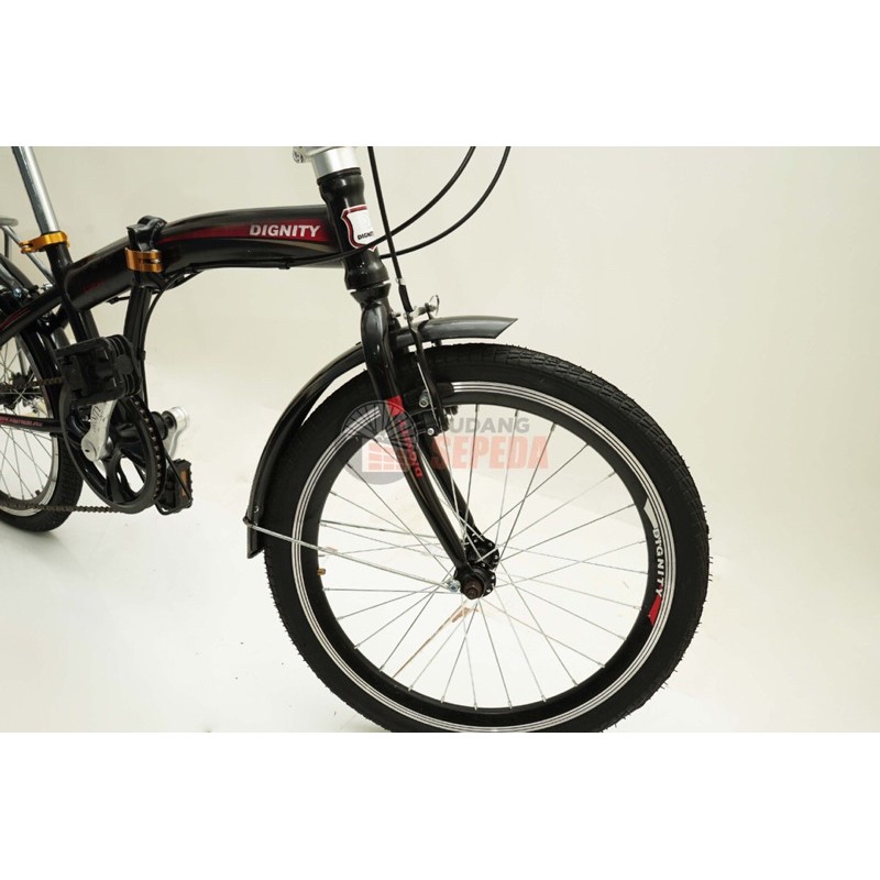 Sepeda Lipat Dignity 20 inch Termurah 7 speed gigi Shimano murah berkualitas COD kredit Cicil bike-4