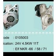 Dinamo Starter elf isuzu NkR71 NMR71 nkr66 24V