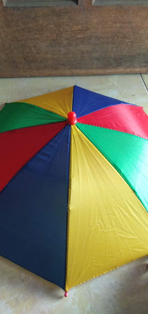 Topi Payung Headband Umbrella Hat Topi Mancing Golf Unik Outdoor