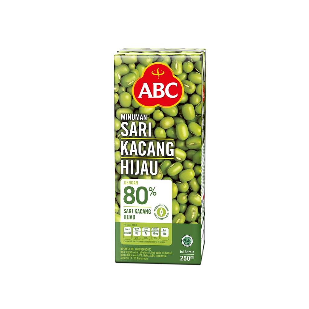 

ABC Sari kacang hijau 250 ml | minuman kemasan | harga termurah langsung sales free ongkir |