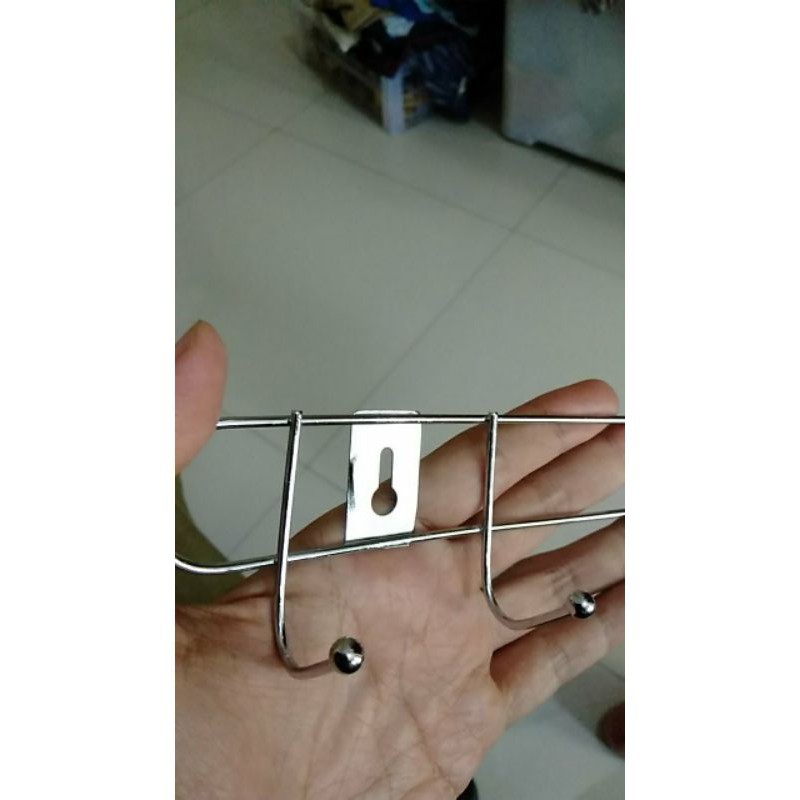 Kastok Kapstok Gantungan Baju Kamar Isi 8 Kait