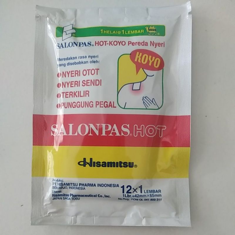 Salonpas Koyo Hot Merah 12x1