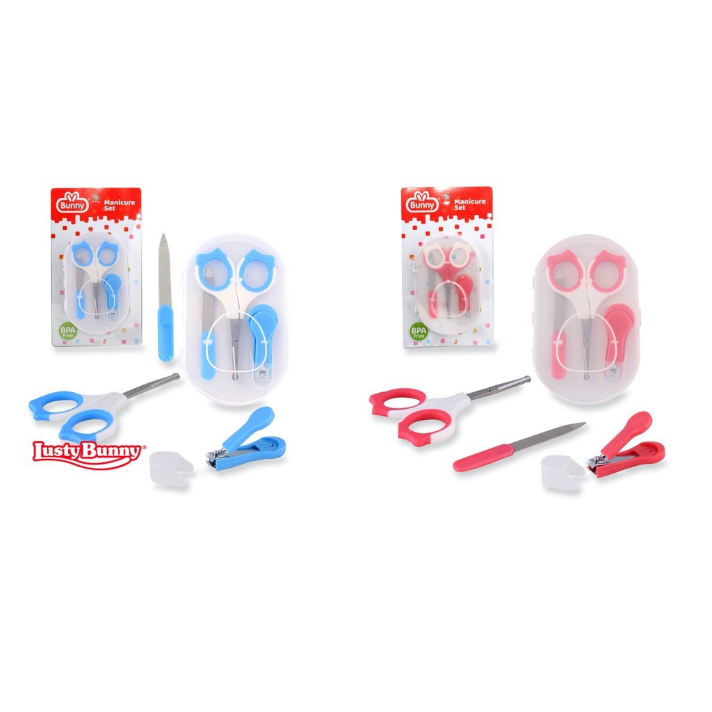 Lusty Bunny Manicure &amp; Nail Clipper Set - Set Gunting Kuku Bayi NC-0006