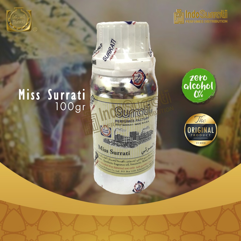 Parfum SURRATI MISS SURRATI 100gr | Parfum Surrati | Surrati Perfumes | Bibit Minyak Wangi