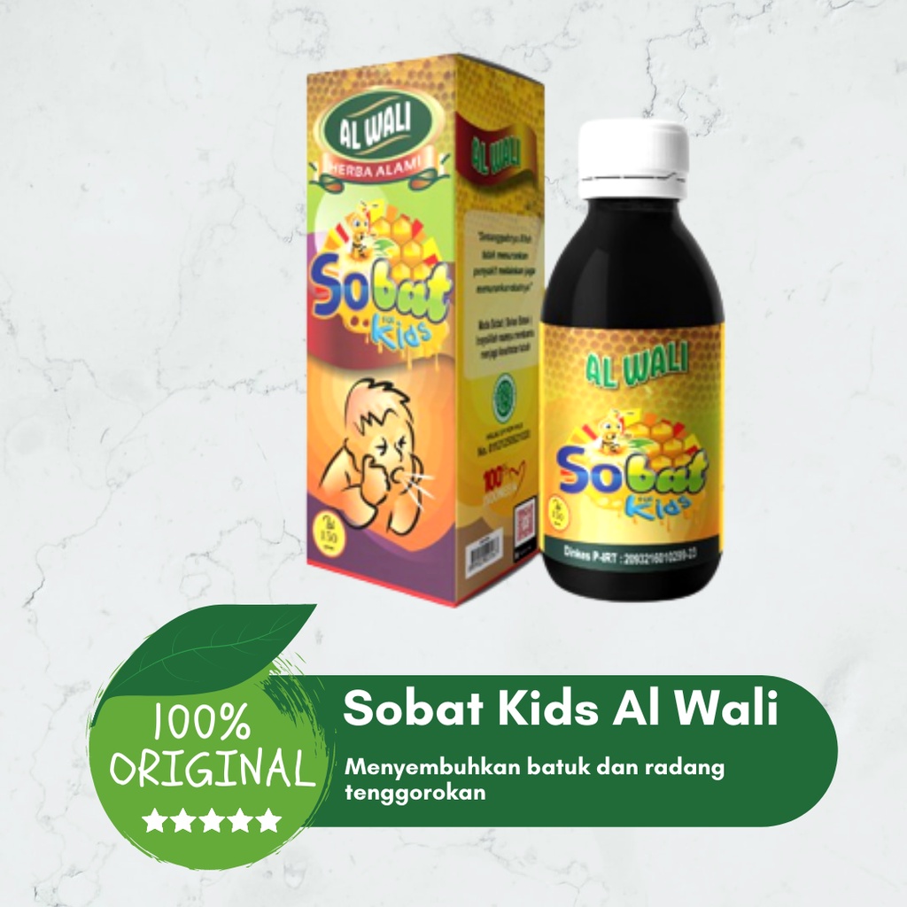 Madu SOBAT KIDS AL WALI MADU BATUK ANAK HERBAL ORIGINAL