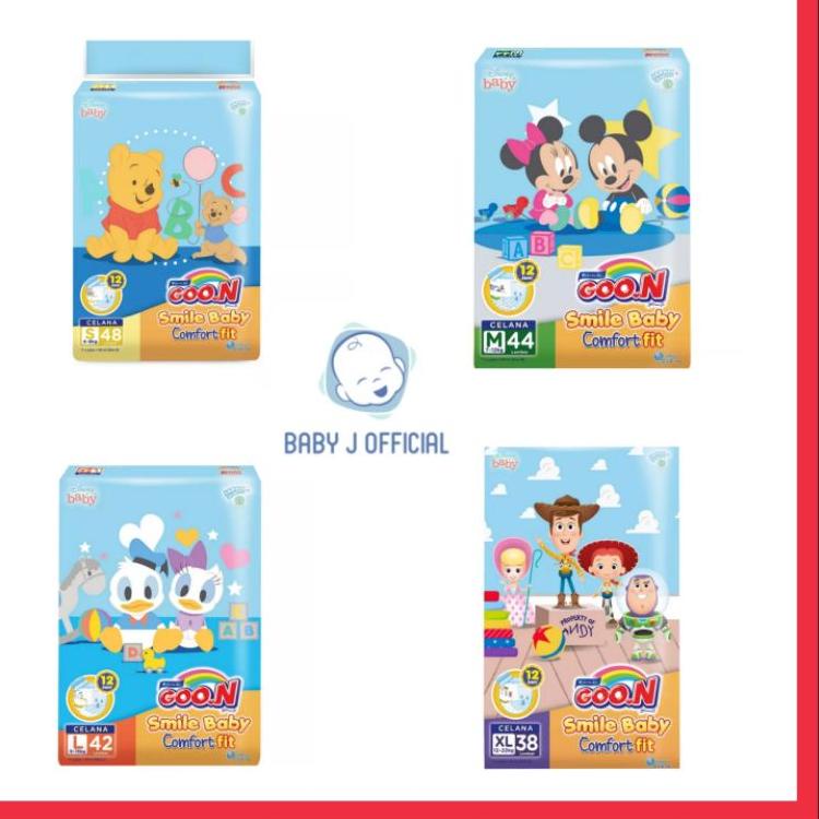 ⅎ GooN Smile Baby Pants Comfort Fit / Ekonomis S32 S48 M30 M44 L26 L28 L42 XL24 XL26 XL38 Popok Cela
