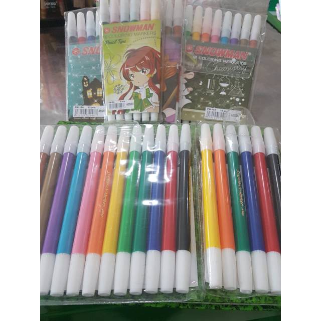 

SPIDOL SNOWMAN 6 12 WARNA SET
