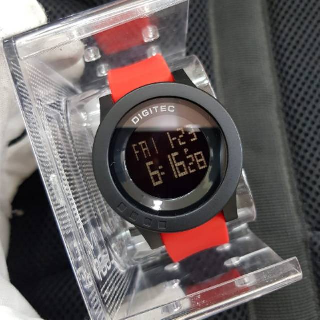 JAM TANGAN DIGITEC TALI KARET DIGITAL ORIGINAL