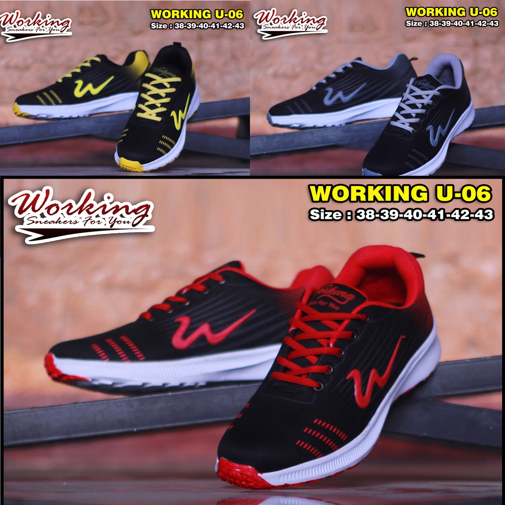 Working Sneakers For You Sepatu Running U-06 size 38-43