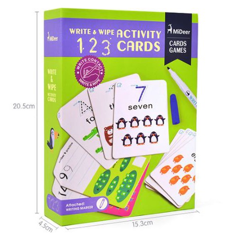 TweedyToys - Mideer Write Wipe Activity Cards