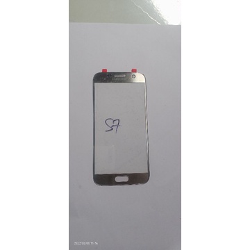 kaca lcd kaca depan lcd touchscreen Samsung S7 flat G930 original gold