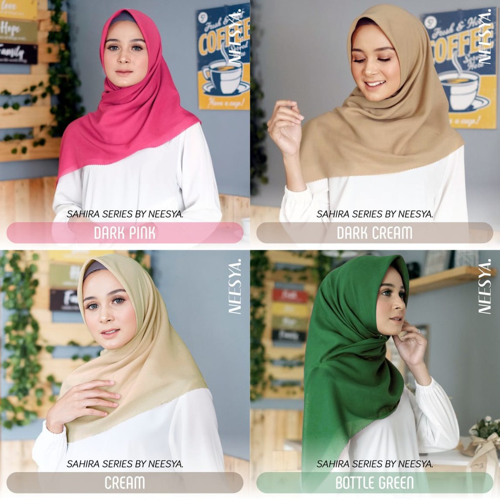 Sahira Hijab Polos Laser Cutting