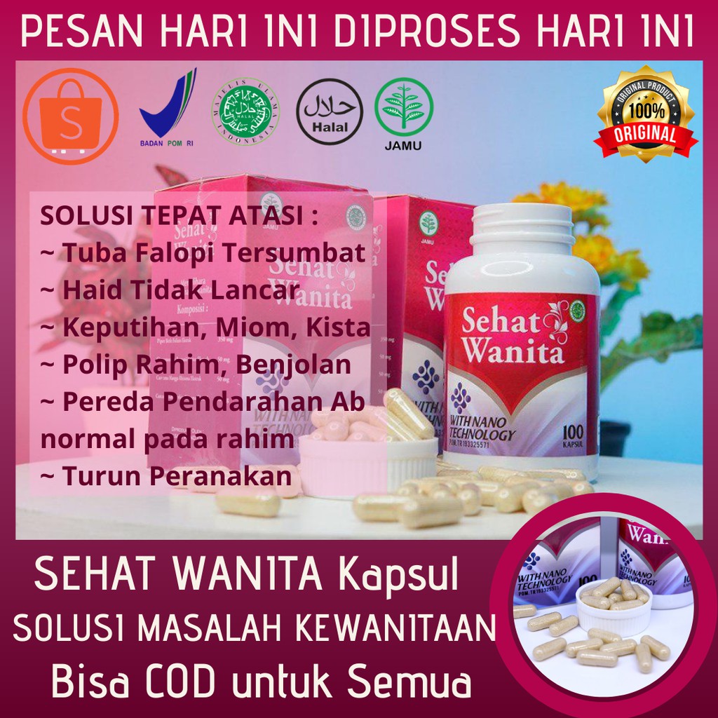 Obat PCOS biar cepat hamil penyubur wanita dan pelancar haid menstruasi tidak lancar SEHAT WANITA