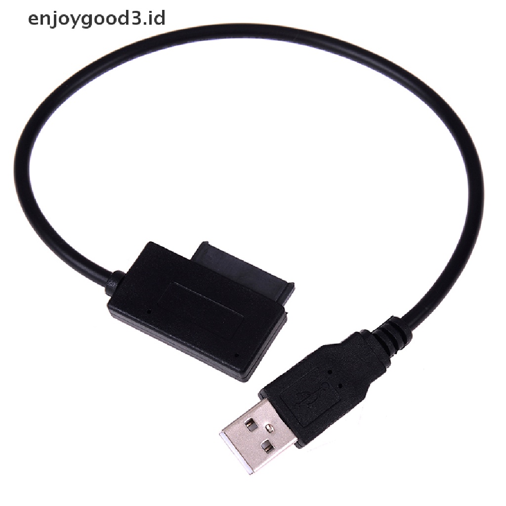 Adapter Drive Optikal Usb Ke 7 + 6 13pin Slim Sata / Ide Cd Dvd Rom