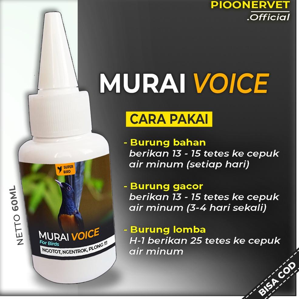 Diskon |
TnM Vitamin Penggacor Burung Murai Batu MURAI VOICE Vitamin Burung Kicau Murai Batu Gacor B