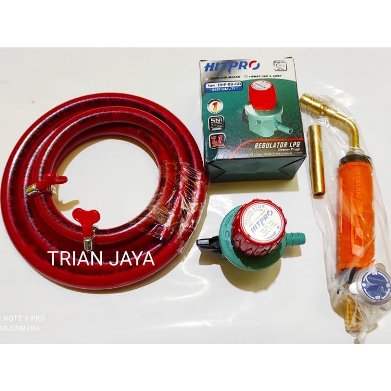 Solder Las/solder BBQ/Gas torch kuningan