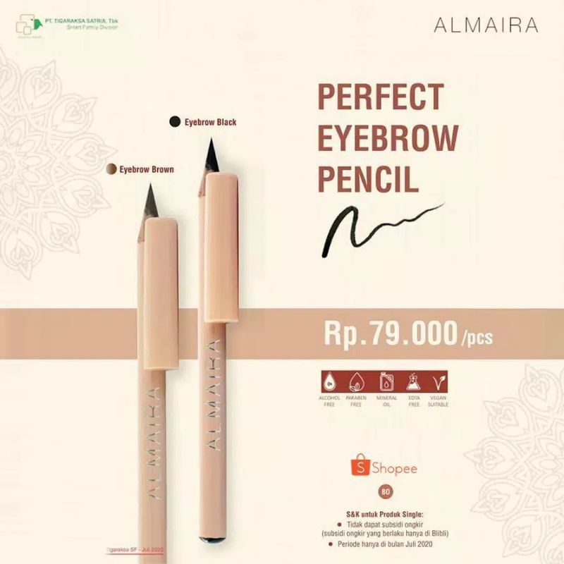 PERFECT EYEBROW PENSIL ALMAIRA TIGARAKSA