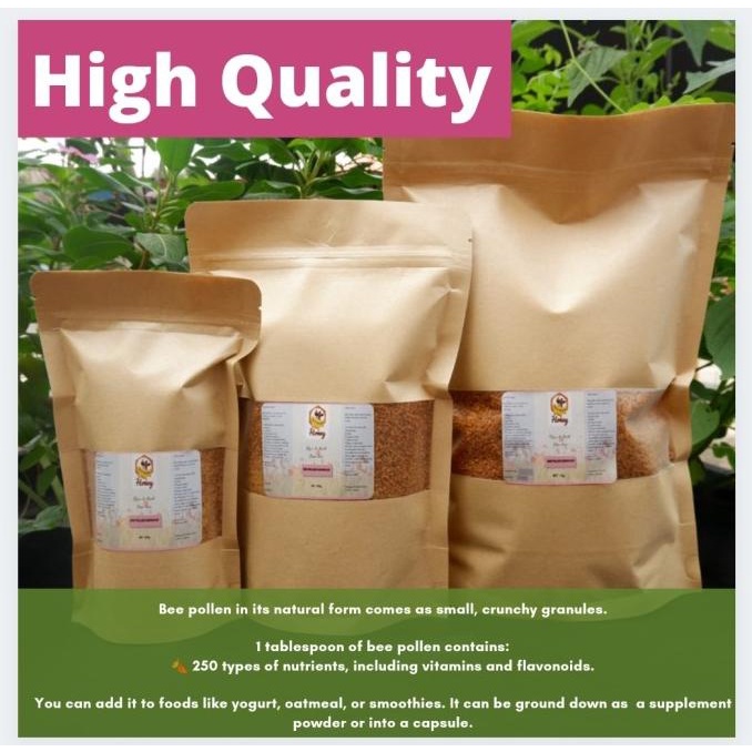 

PROMO 250gr Raw & Fresh Bee Pollen Beepollen Super MURAH