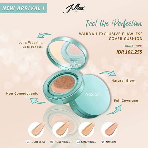 Wardah Exclusive Flawless Cover Cushion SPF 30 15g