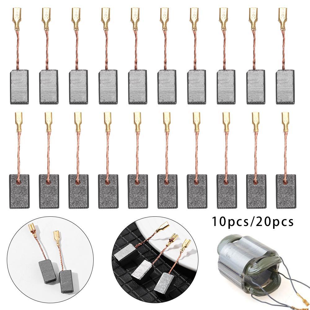 Populer 10/20pcs Bor Mini Penjualan Panas 6.3 * 8 * 14mm/5 * 10mm Rotary Tool Generik Carbon Brushes