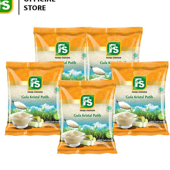 

FS PAKET GULA PASIR PREMIUM 1 KG (5 PCS)