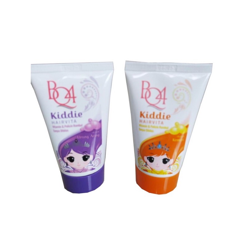 Vitamin Rambut Anak dan Pelicin Rambut Anak Anti Kusut BQ4 Kiddie Paket Hemat