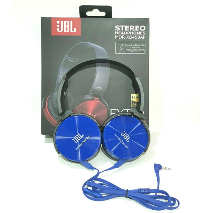 Headset Bando JBL MDR XB450 XB-450 Mic EXTRA BASS