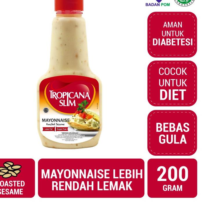 

Tropicana Slim Mayonnaise 200 g - Bantu Dukung Hidup Sehat 지