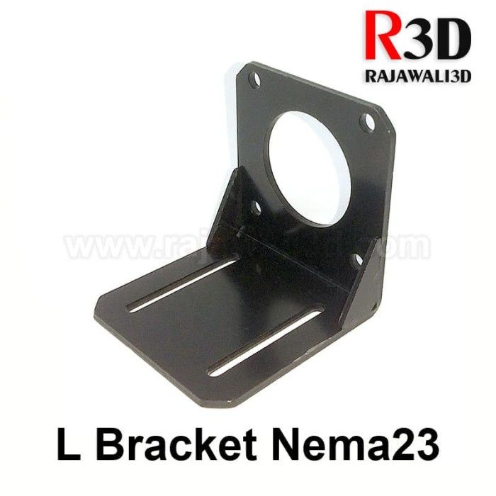 Bracket L untuk Stepper Motor 57 NEMA 23 Steel