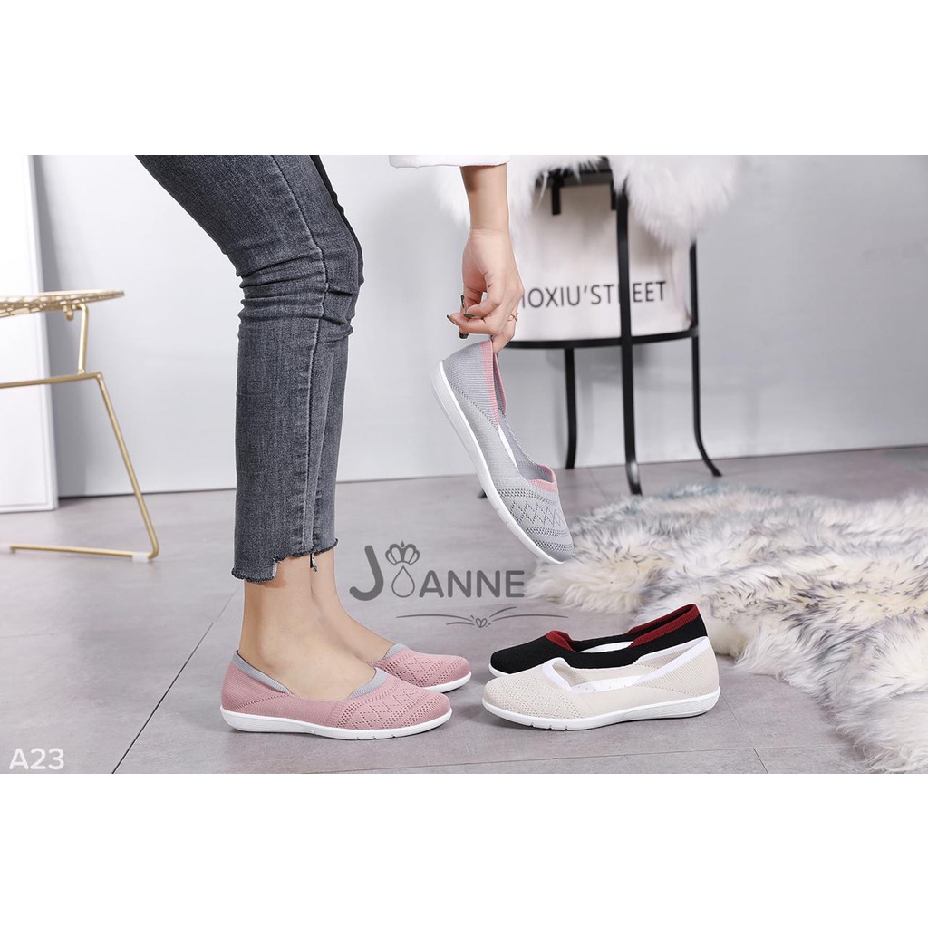 JOANNE FlyKnit Flat Shoes #A23 ORIGINAL