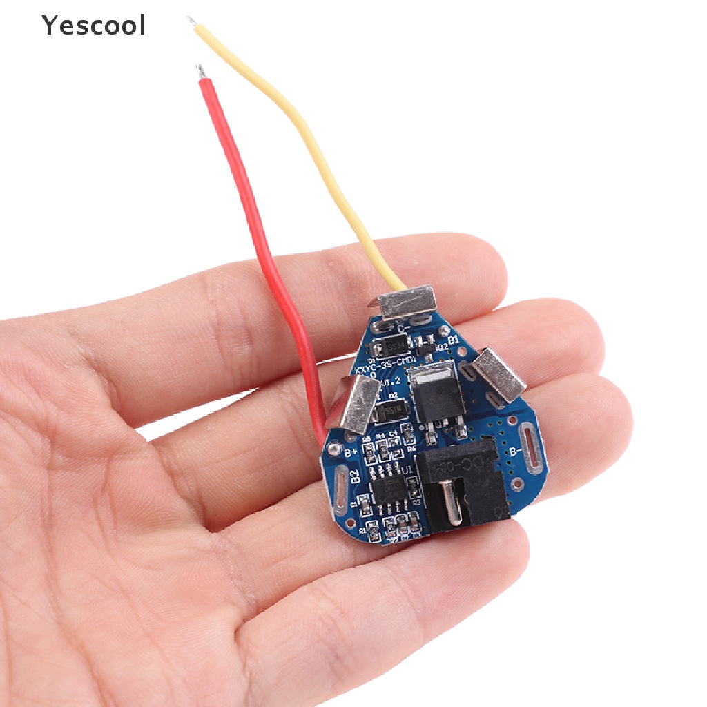 Yescool 3s bms Papan PCB Untuk Power Baterai Lithium 12.6V 18650