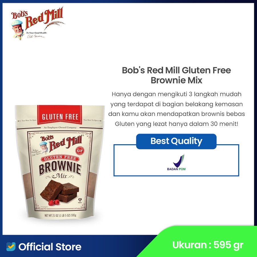 

Bob's Red Mill Gluten Free Brownie Mix 595 gr