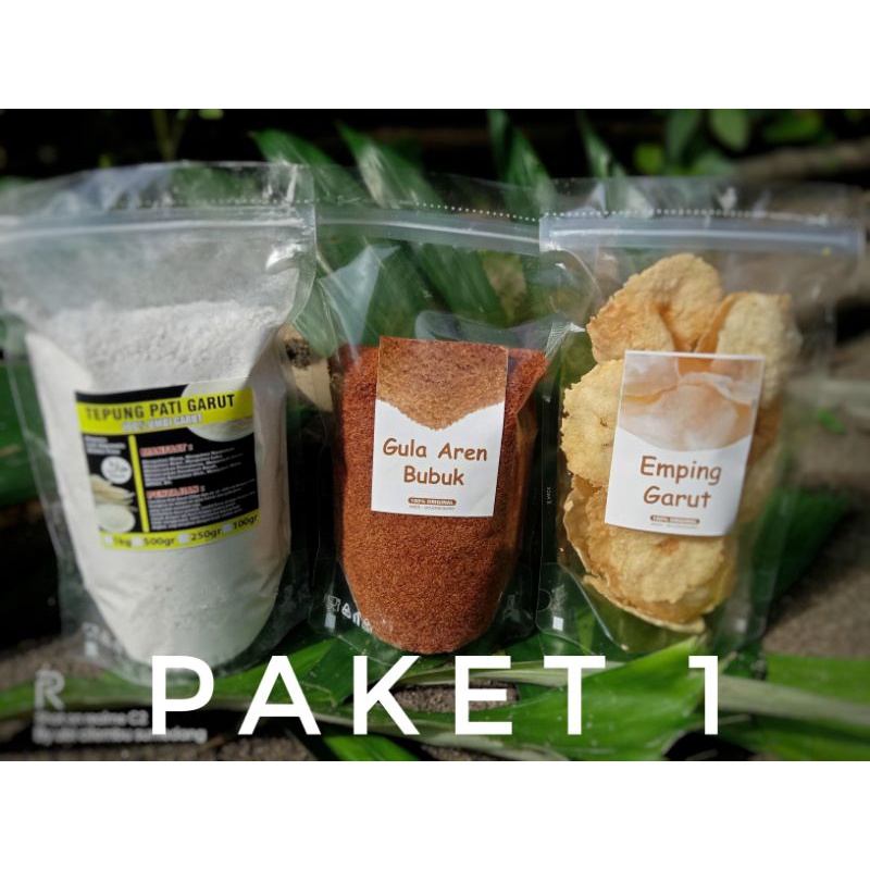 

paket tepung pati garut 3 in 1